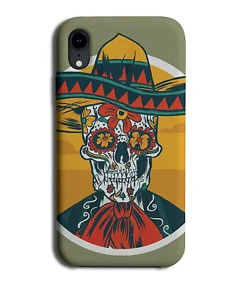 Day Of The Dead Mexican Sugar Skull Phone Case Cover Sombrero Mexico J742  • £14.95