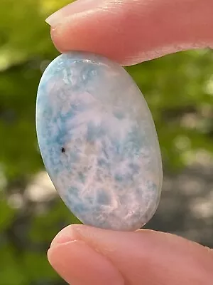 Large Larimar Beautiful Cabochon 22.5 Cts AAA  : Peace: Love : Tranquility 63 • £17.99