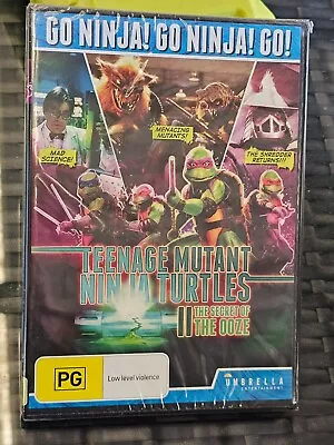 Teenage Mutant Ninja Turtles II 2 Secret The Ooze TMNT DVD Movie Factory Sealed • $7.95