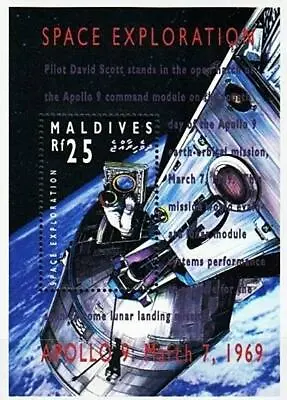 Maldive Is. 1994 Space Exploration S/s Mnh  • $1.65