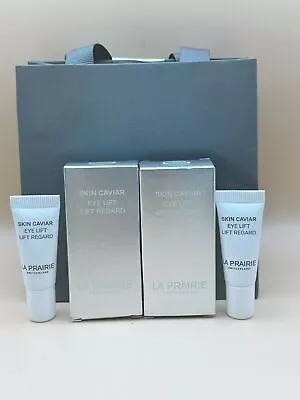 2x La Prairie Skin Caviar Eye Lift Lift Regard 0.1oz / 3ml Each - 100% Authentic • $69.75