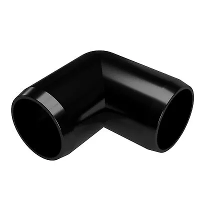 3/4  90-Deg PVC Elbow Fitting Black (8-PK) FORMUFIT Furniture Grade USA Made • $16.99