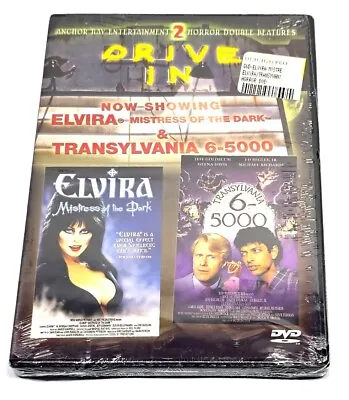 Elvira Mistress Of The Dark/Transylvania 6-5000 DVD 2003 Brand New Sealed • $24.99