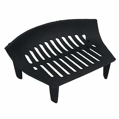 £23.75 • Buy 13  Fire Grate For 14  Fireplace Cast Iron Coal Log Black Front Open Basket