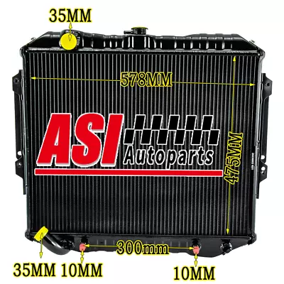 3 Rows Aluminum Radiator For 83-00 Mitsubishi Pajero NH NJ NL NK 3.5L V6 Petrol • $249.94