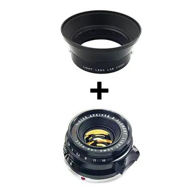 Light Lens Lab Lens 35mm F2 F/2 Black Paint For Leica Summicron M Eight Element  • $1059
