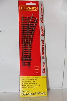 Hornby 00 Gauge R8073 STANDARD POINT RIGHT HAND.NEW UNUSED • £13.95