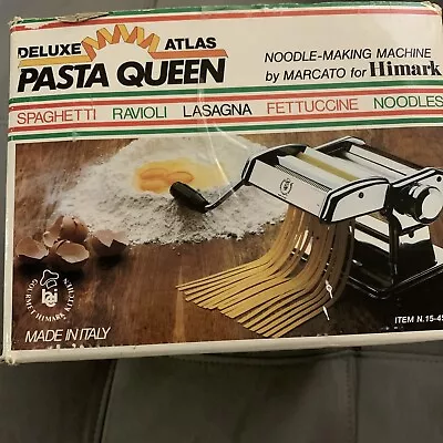 Deluxe Atlas Pasta Queen Noodle Making Machine Made In Italy • $30