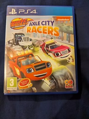 Blaze And The Monster Machines: Axle City Racers (Sony PlayStation 4~PS4 2021) • £8.50