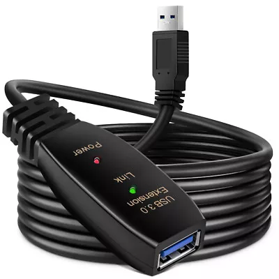 Active USB 3.0 Extension Cable With Amplifier Repeater Male To Female Booster AU • $72.50