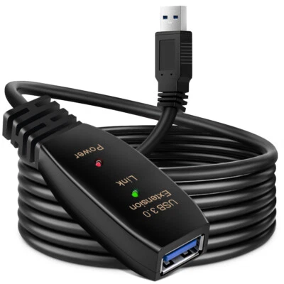 Active USB Extension Cable With Amplifier Signal Booster Repeater Male To Female • $34.95