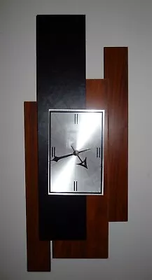 Vintage Mid Century Modern Verichron Wall Clock * Battery Movement • $140