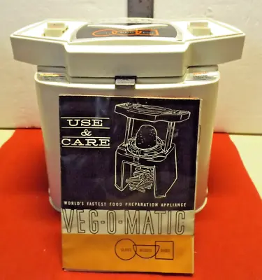 VEG-O-MATIC Food Preparer Chopper Blades Popeil 1960's Vintage In Original Box • $24