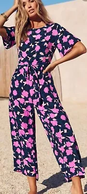 $150 • Buy Mister Zimi Jumpsuit In Petunia Floral Print Size 8