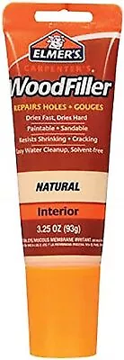 Elmer's E868 Carpenter's Wood Filler 3.25-Ounce Tube Natural • $10.99