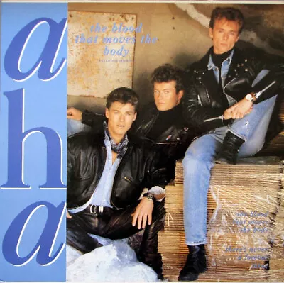 A-ha - The Blood That Moves The Body - Used Vinyl Record 12 - J5783z • $10.27