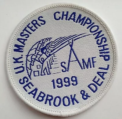 Sea Anglers Match Federation UK Masters 1999 Seabrook & Deal Patch Badge • £12.99