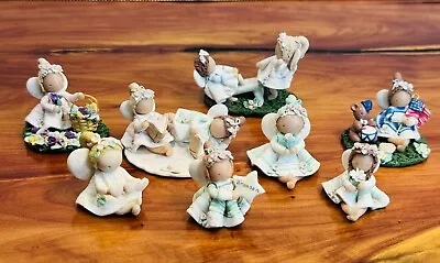 Miniature Angel Babies Lot Of 8 Vintage 1990’s • $10