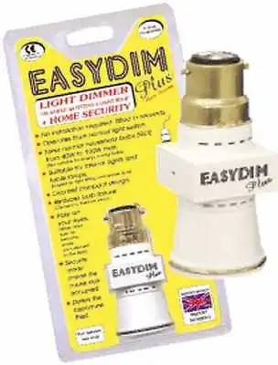 Plug In Dusk / Dawn Random Home Security Light / Lamp Adapter And EASYDIM Dimmer • £10.99