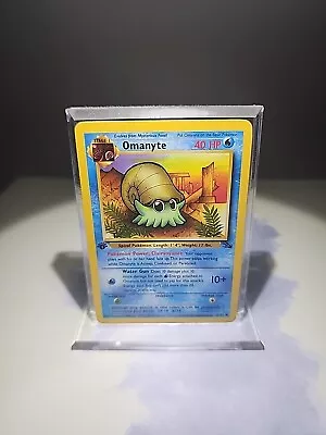 Omanyte 52/62 - 1st Edition - Fossil - Pokemon Card - NM • $2.99