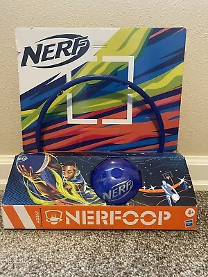 NERF Nerfoop The Classic Mini Foam Basketball And Hoop Hooks On Doors  • $10