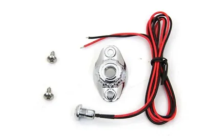 Old School Chrom Single Mini Handlebar Push Button Kit Horn Hi/low Harley Bobber • $40.95