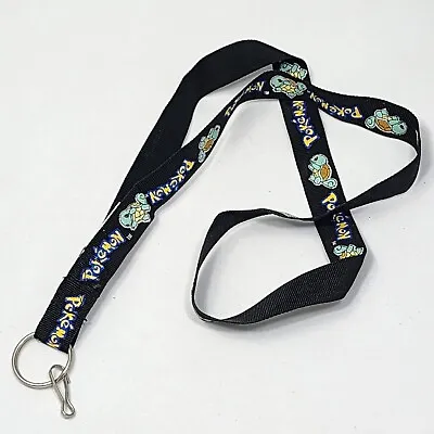 Vintage Pokemon Squirtle Neck Strap Lanyard Key Ring Keychain 1998 Nintendo • $19.99