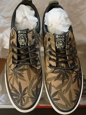 Radii - The Jack Camo Weed Leaf Print Low Top Shoes Size 9 Mens RARE • $55.95