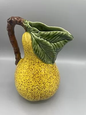 Vintage Pear/Squash Shaped Olfaire Water Pitcher Made In Portugal • $24