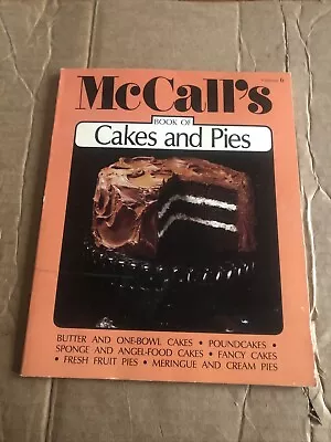 McCall's Book Of Cakes And Pies Cookbook Collection Volume 6 Baking Tips Recipes • $4