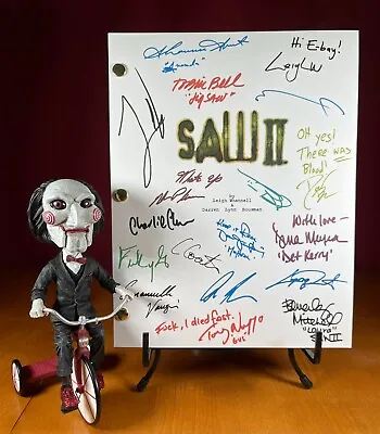 Saw II Script Signed- Autograph Reprints- Jigsaw- Saw 2 Movie Script • $24.99