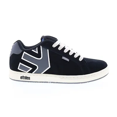 Etnies Fader 4101000203556 Mens Black Suede Skate Inspired Sneakers Shoes • $45.99