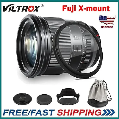 VILTROX 75mm F1.2 Pro Ultra Wide Angle AF APS-C Prime Lens For Fuji X-Mount Cams • $532