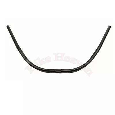 $49.99 • Buy New! 30  Wide Beach Cruiser Moon Bicycle Handlebar 25.4mm Black Cycling