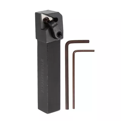 Carbide Turning Tool Holder 42Cr Steel Indexable Lathe Length 100mm 16mm • £13.78