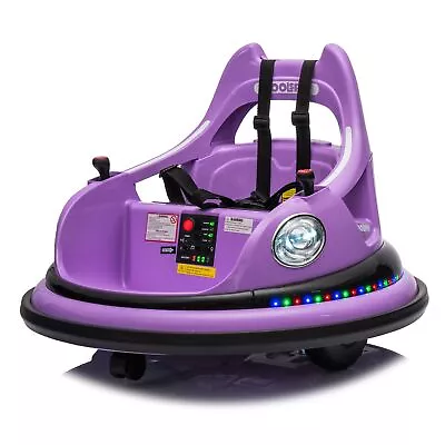 12V Kids Ride-On Bumper Car W/ Remote LED Lights 1.5-5 Yrs • $143.70