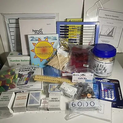 Right Start Math Manipulatives Set RS2 With Abacus Cards Geometry Kit & More • $159.99