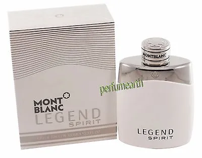 Mont Blanc Legend Spirit  By Mont Blanc EDT Spray 3.4/3.3 Oz For Men New In Box • $43.90