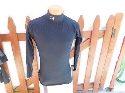 Under Armour Mock COLDGEAR Turtleneck LARGE Mens Athletic FREE SHIPPING • $9.99