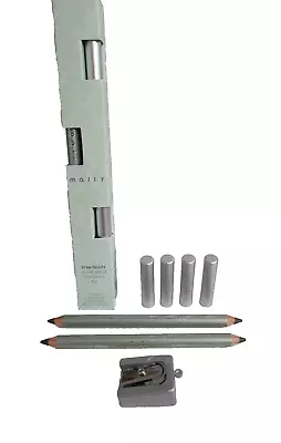  Mally Brow Beauty Double-Ended Brow Pencil Duo + Sharpener *SABLE* BNIB  • $9.95