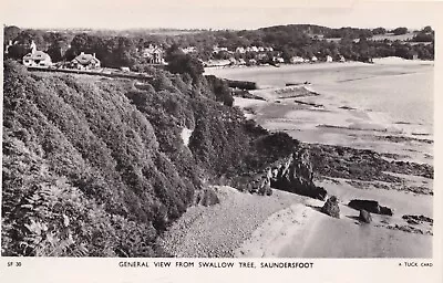 £3.99 • Buy Vintage Raphael Tuck  Postcard SF30 - Saundersfoot, Pembrokeshire, Wales - RP