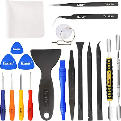 Professional Electronics Opening Pry Tool Repair Kit With Metal Spudger Non-Abra • $19.40