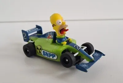 Homer Simpson Micro Scalextric SNPP F1 Car 1:64 12V • £8