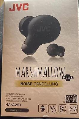 JVC - Marshmallow Plus True Wireless Headphones With Noise Cancelling - Black • $29.99