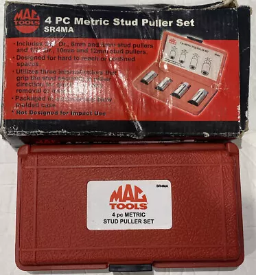 Mac Tools # Sr4ma 4 Piece Metric Stud Puller Set In Case And Box • $80