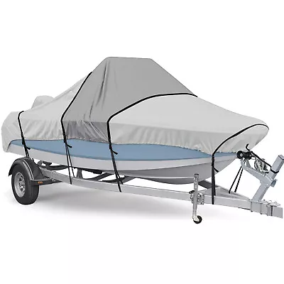 1200D Center Console Boat Cover Heavy Duty Rain UV Resistant Marine Grade 17-19' • $129.86