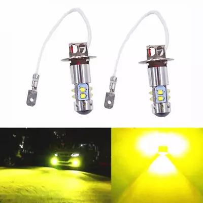 2x H3 10W HIGH POWER LED   HEADLIGHT FOG DRIVING LIGHT BULBS CAR LAMP GLOBE • $23.46