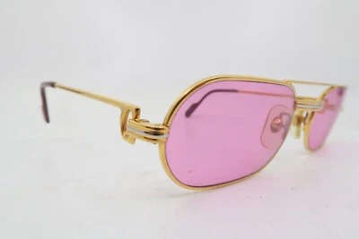 $18.30 • Buy Vintage Gold Plated Cartier Paris MUST LC Eyeglasses Frames 53-20 130 France