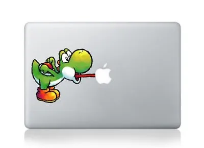 MacBook 13  Yoshi Licking Colour Apple Decal Sticker (pre-2016 MB Pro/Air Only) • £5.49