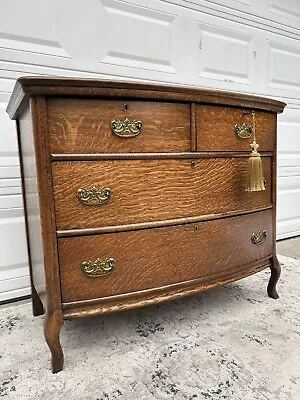 1920's Vintage Tiger Oak Dresser/Chest Of Drawers • $575